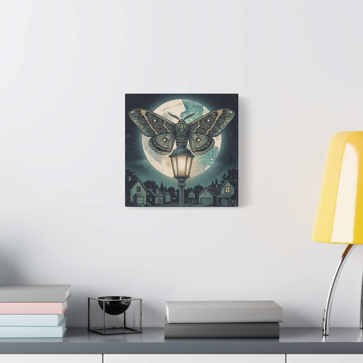 Circuit Moth | Matte Canvas
