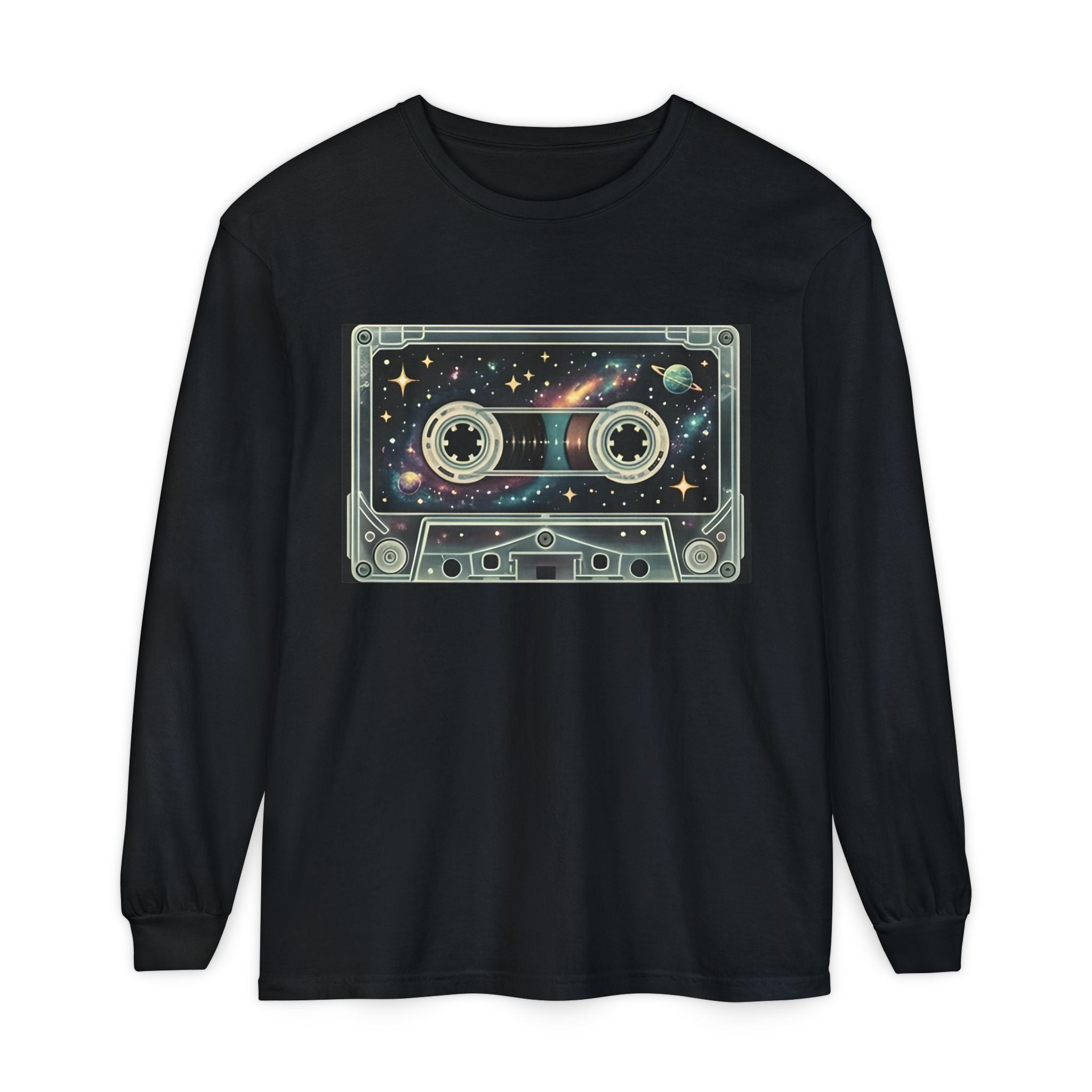 Galaxy Cassette Tape | Long Sleeve Shirt