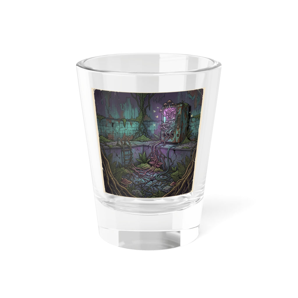 Overgrown Vending Machine | Shot Glass