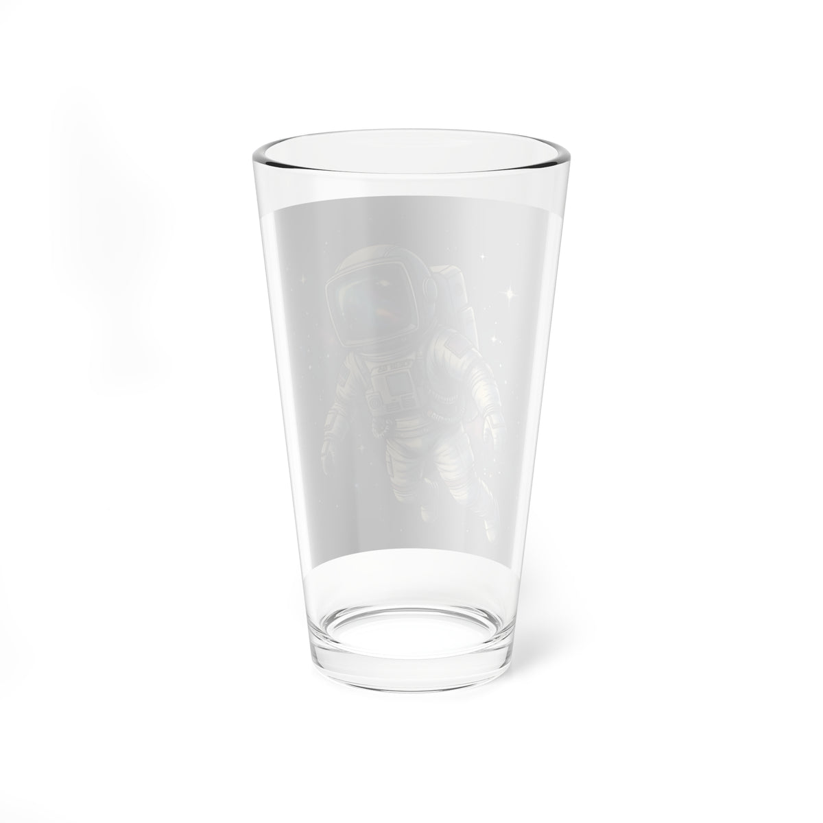 Floating Astronaut | 16 oz Glass