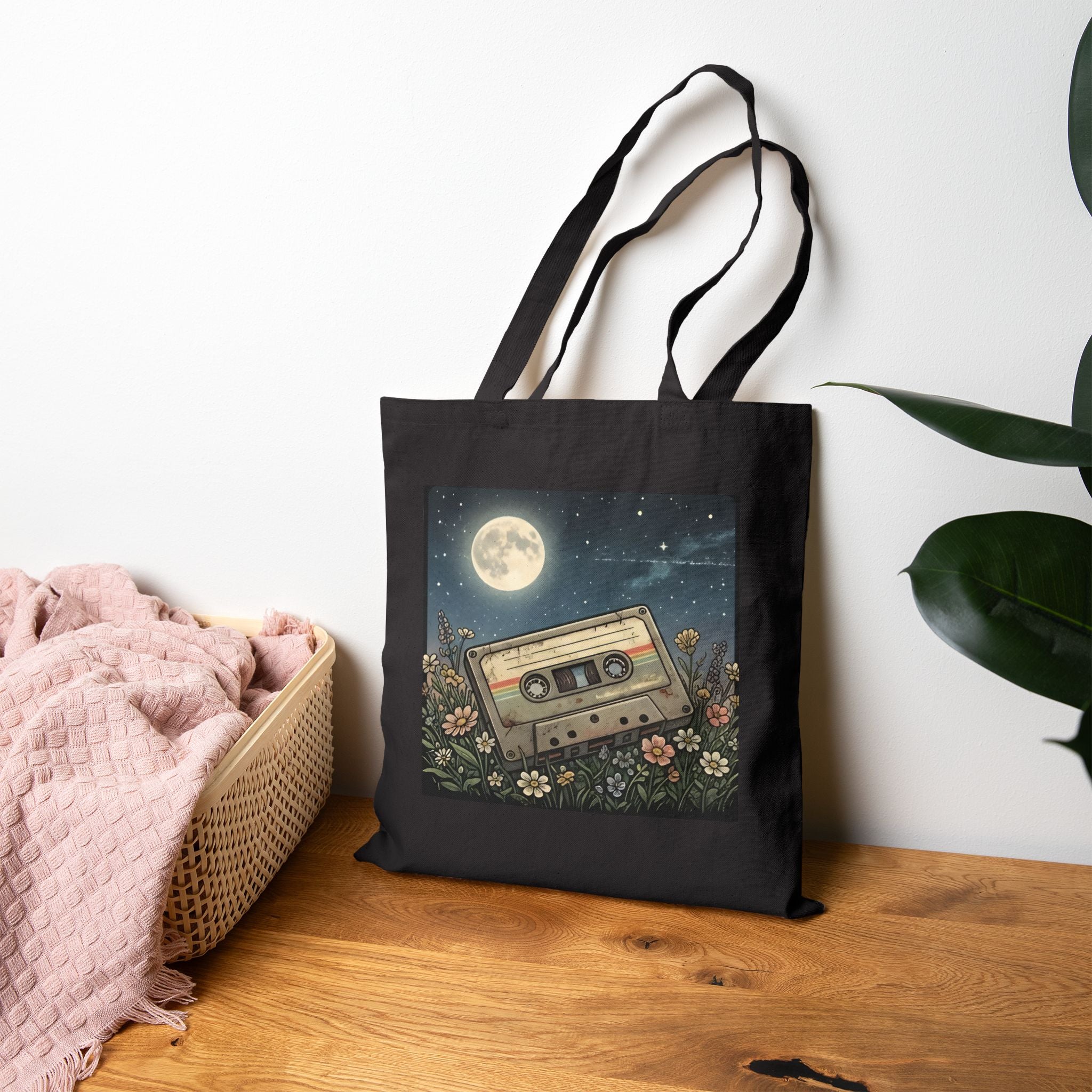 Cassette Moon | Tote Bag