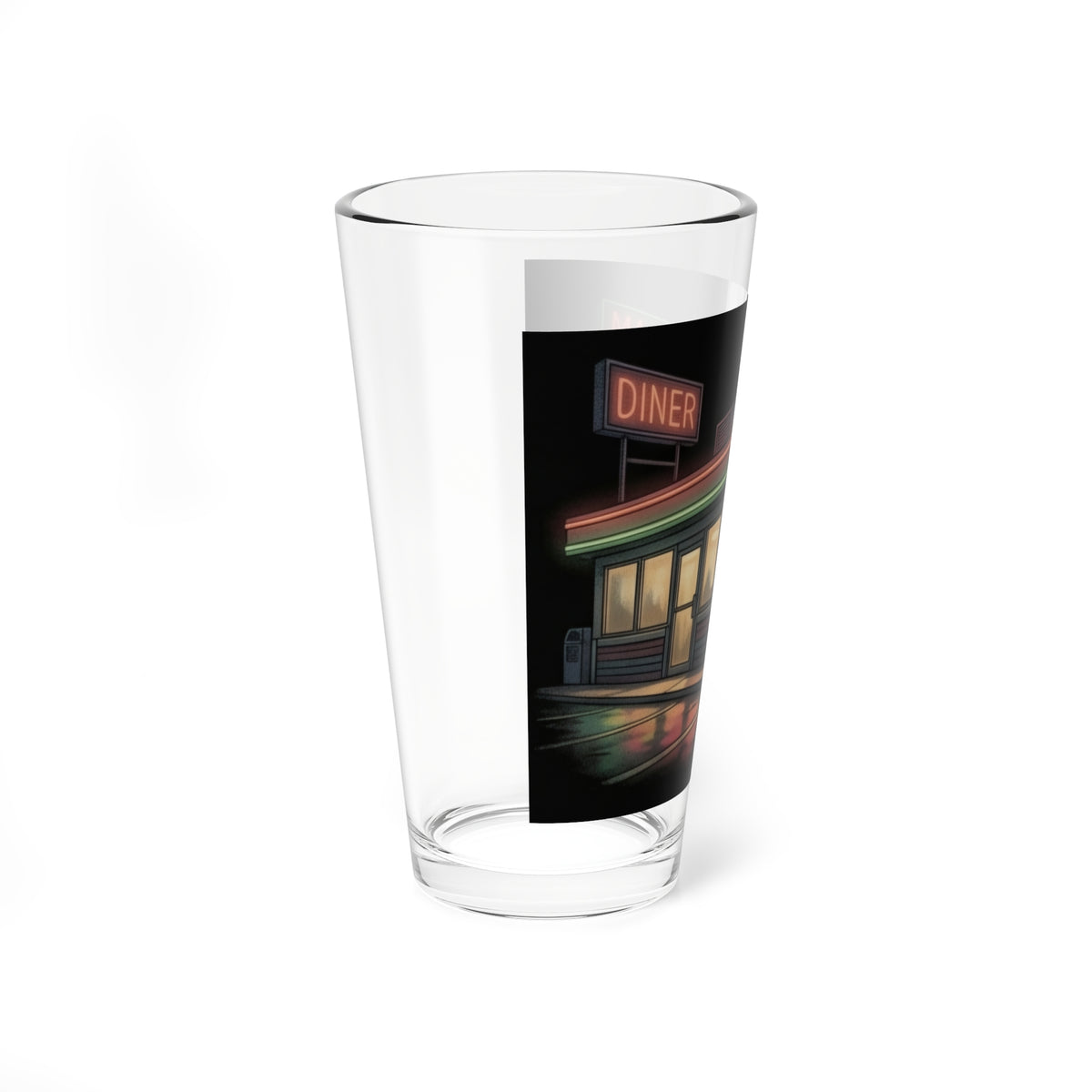 2 AM Roadside Diner | 16 oz Glass