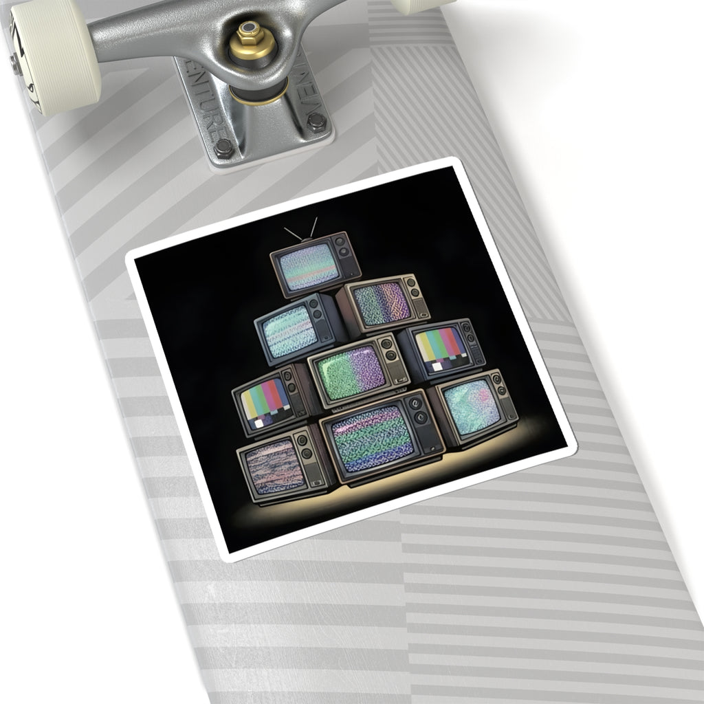 Stack of CRTs | Kiss-Cut Sticker