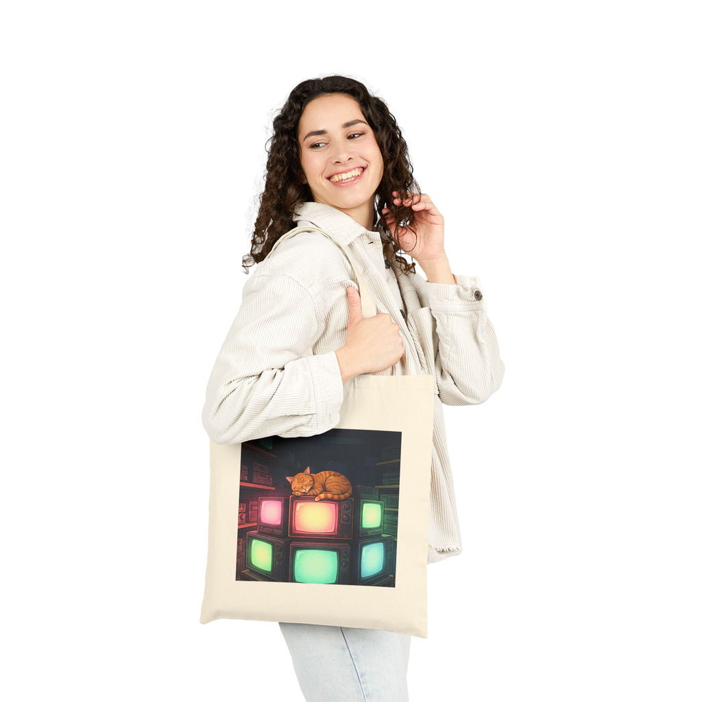 Warm Static | Canvas Tote Bag