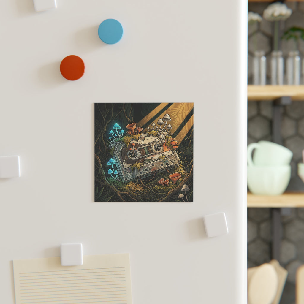 Forest Rewind | Square Fridge Magnet