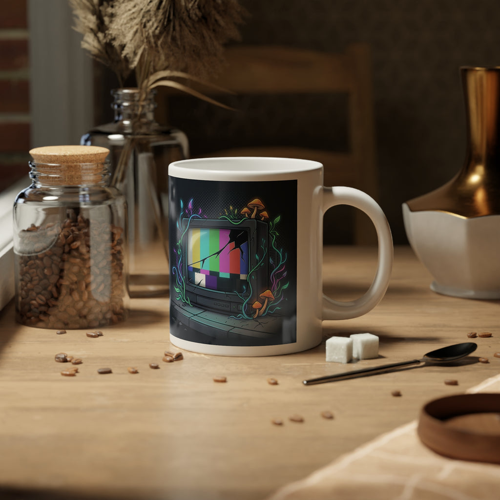 Overgrown Test Screen | 20 oz Coffee Mug