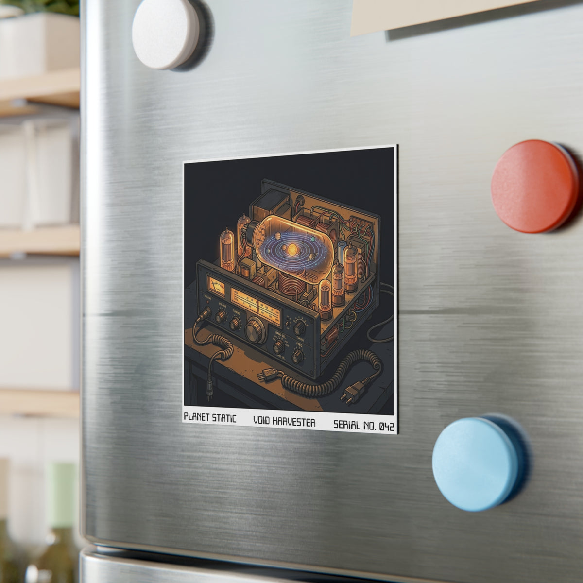 Void Harvester | Square Fridge Magnet