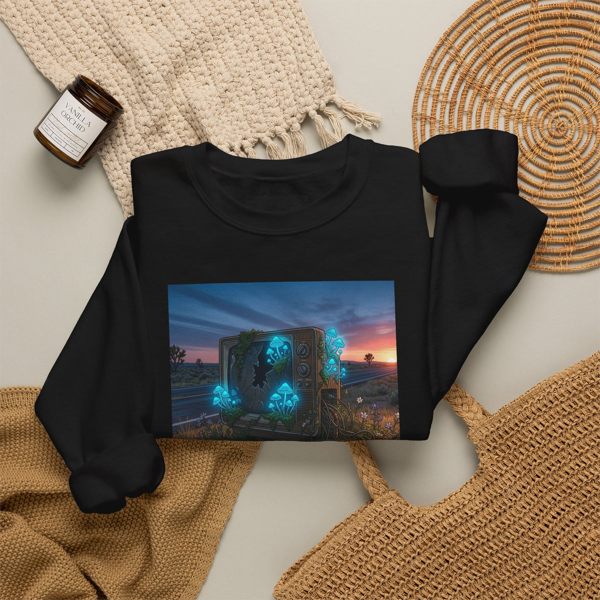 Sunset Static | Crewneck Sweatshirt