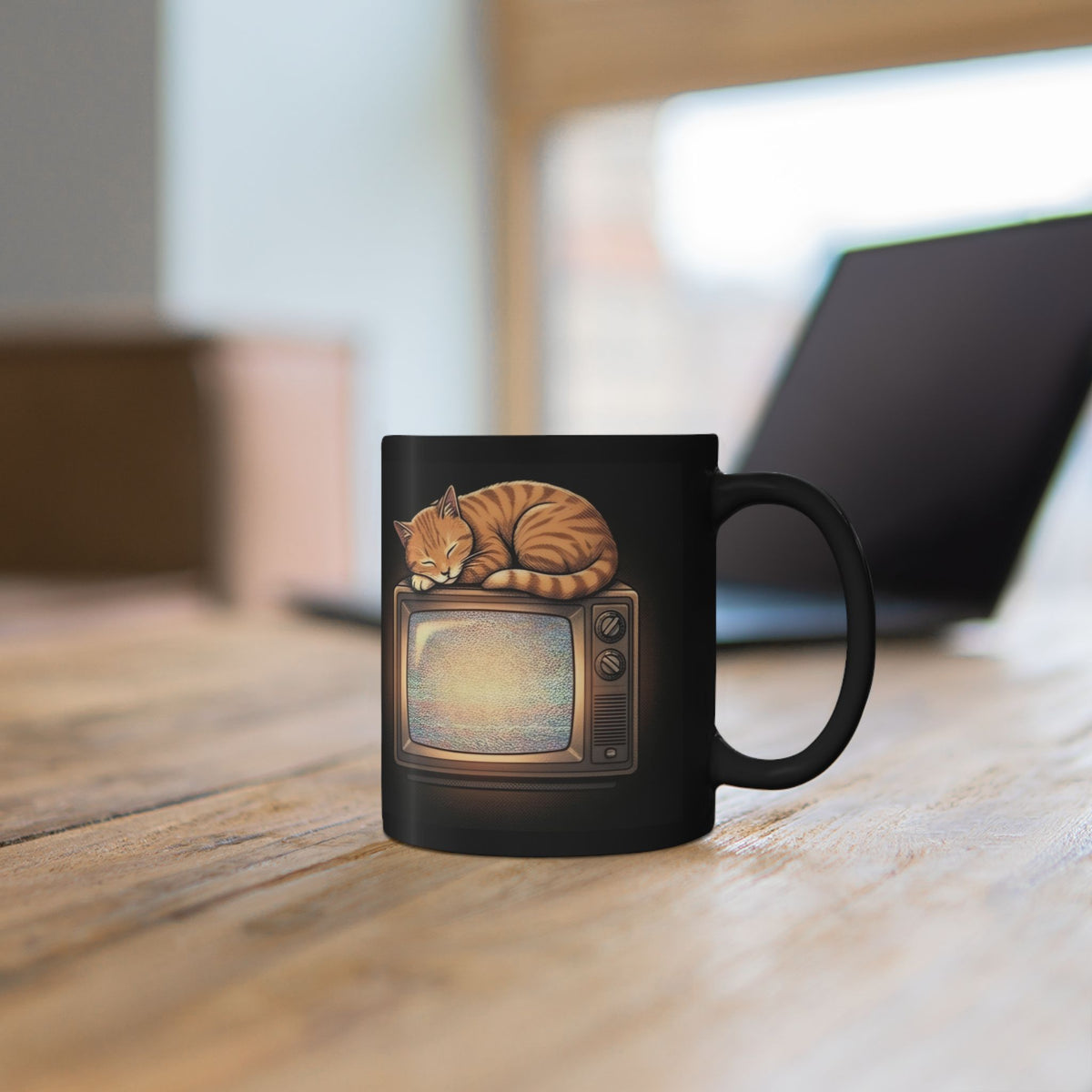 CRT TV Cat | 11/15 oz Coffee Mug
