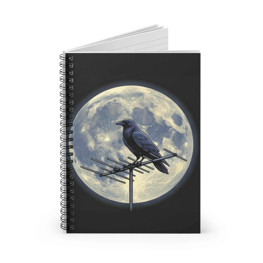 Crow on Antenna | Spiral Bound Notebook