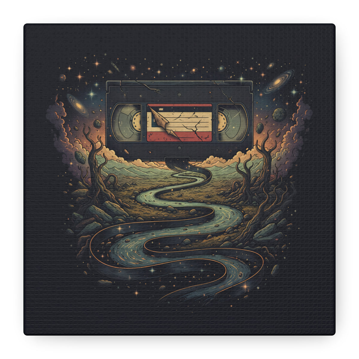 Cosmic Rewind | Matte Canvas