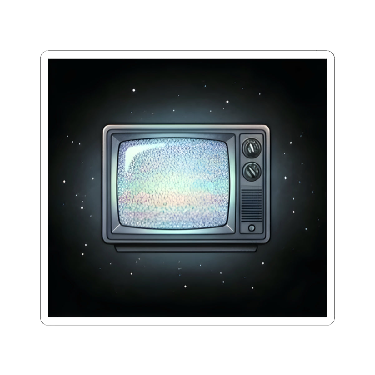 CRT Dreams | Kiss-Cut Vinyl, Vintage Television Decal