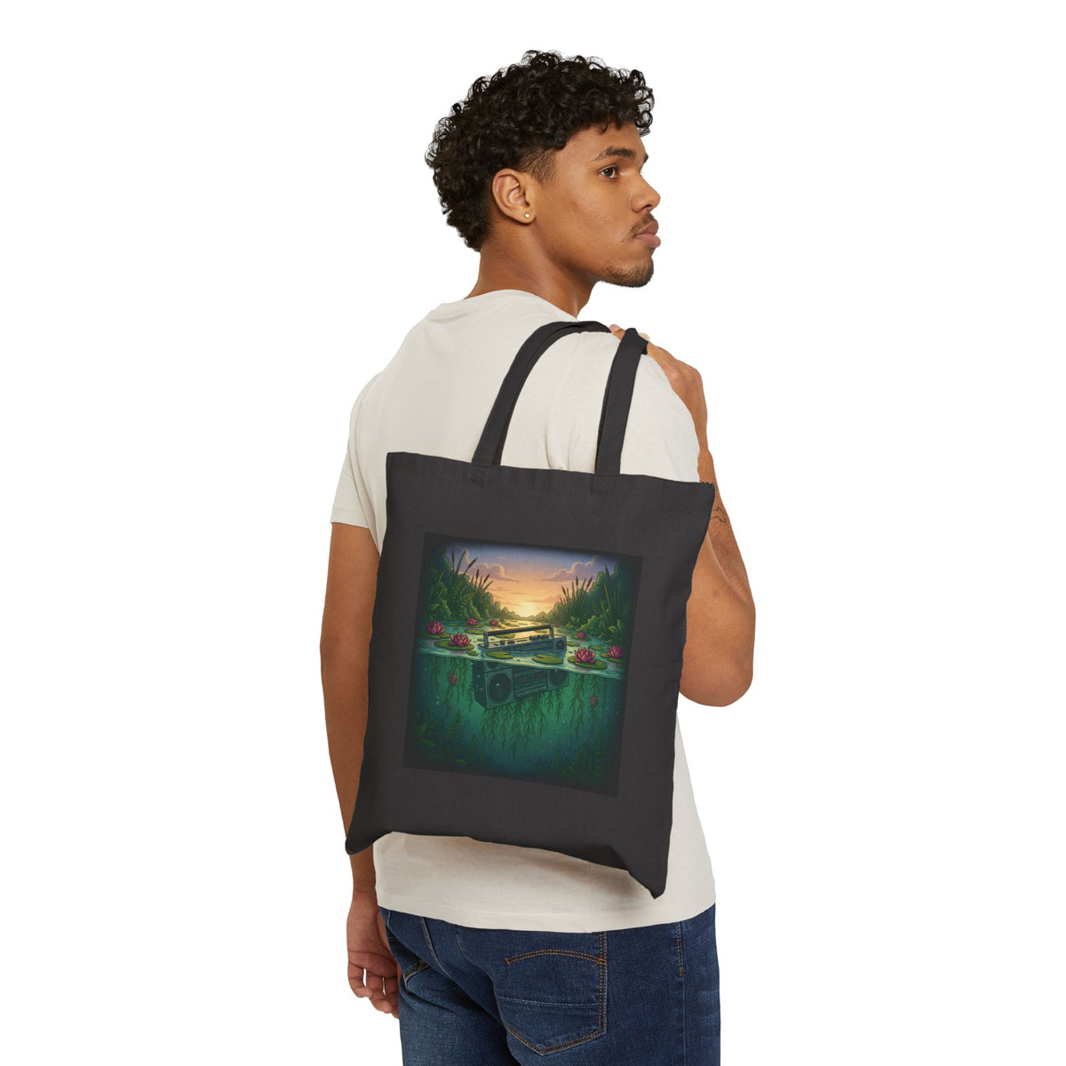 Submerged Frequency |  Canvas Tote Bag