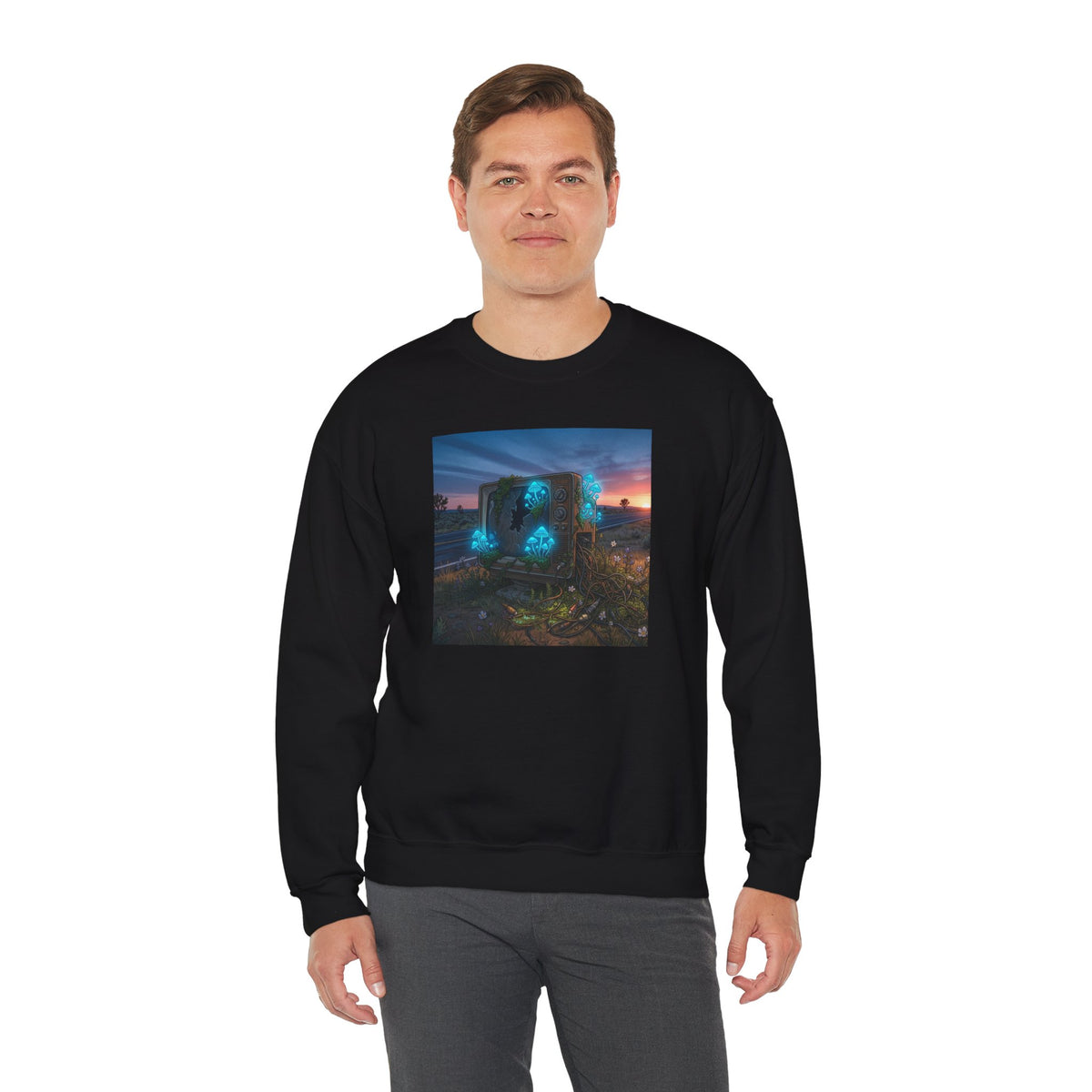 Sunset Static | Crewneck Sweatshirt