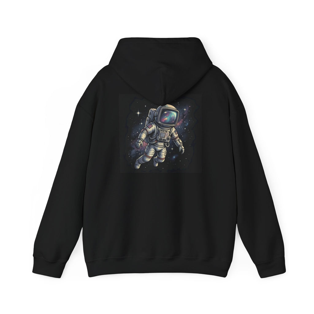 Floating Astronaut | Print on Back Hoodie