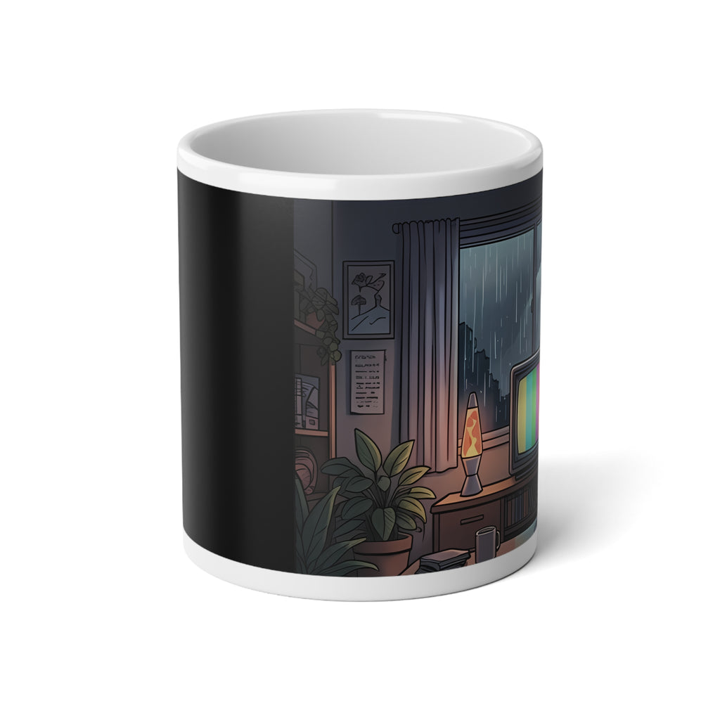 Rainy Night Broadcast | 20 oz Coffee Mug