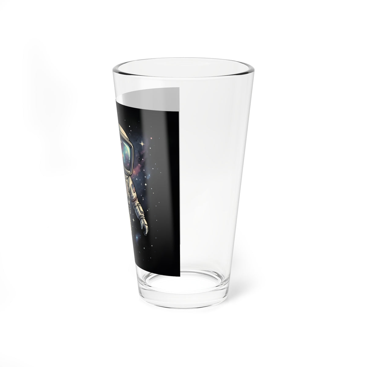 Floating Astronaut | 16 oz Glass