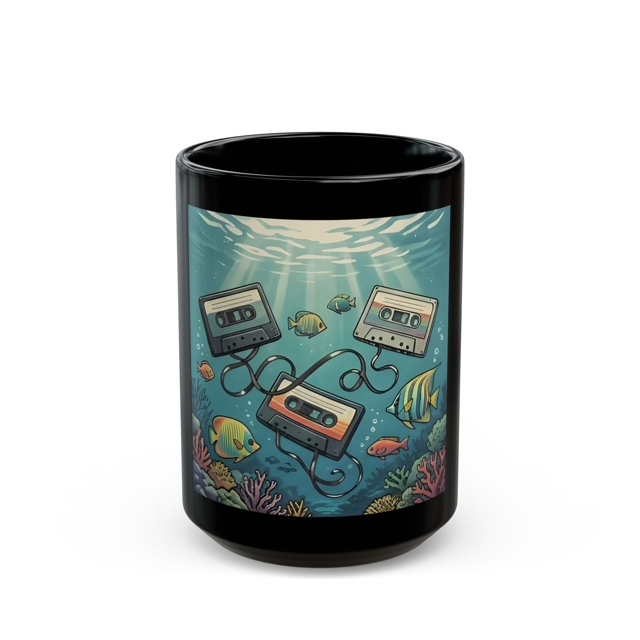 Underwater Cassette Tapes | 11/15 oz Mug
