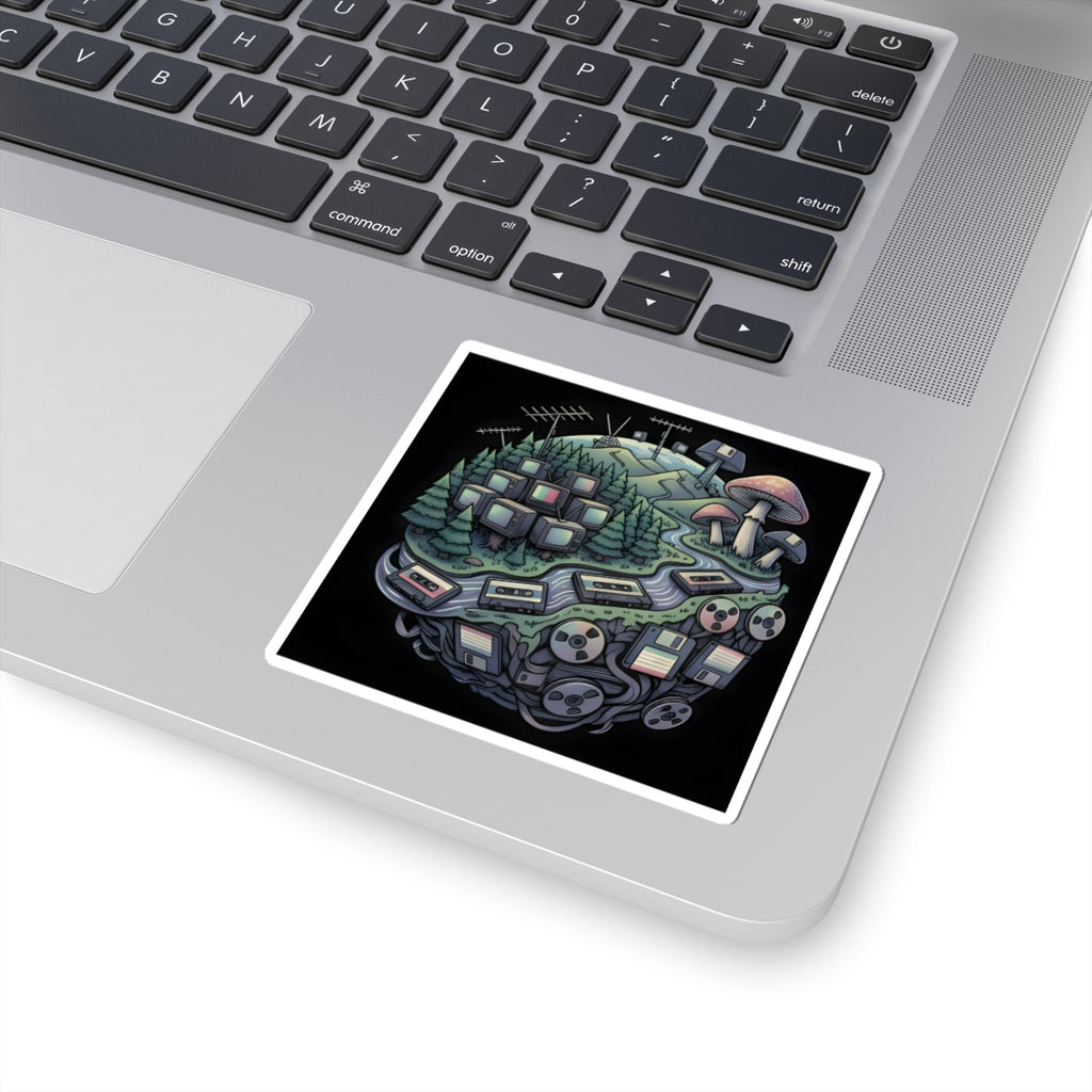 Planet Static | Kiss-Cut Sticker