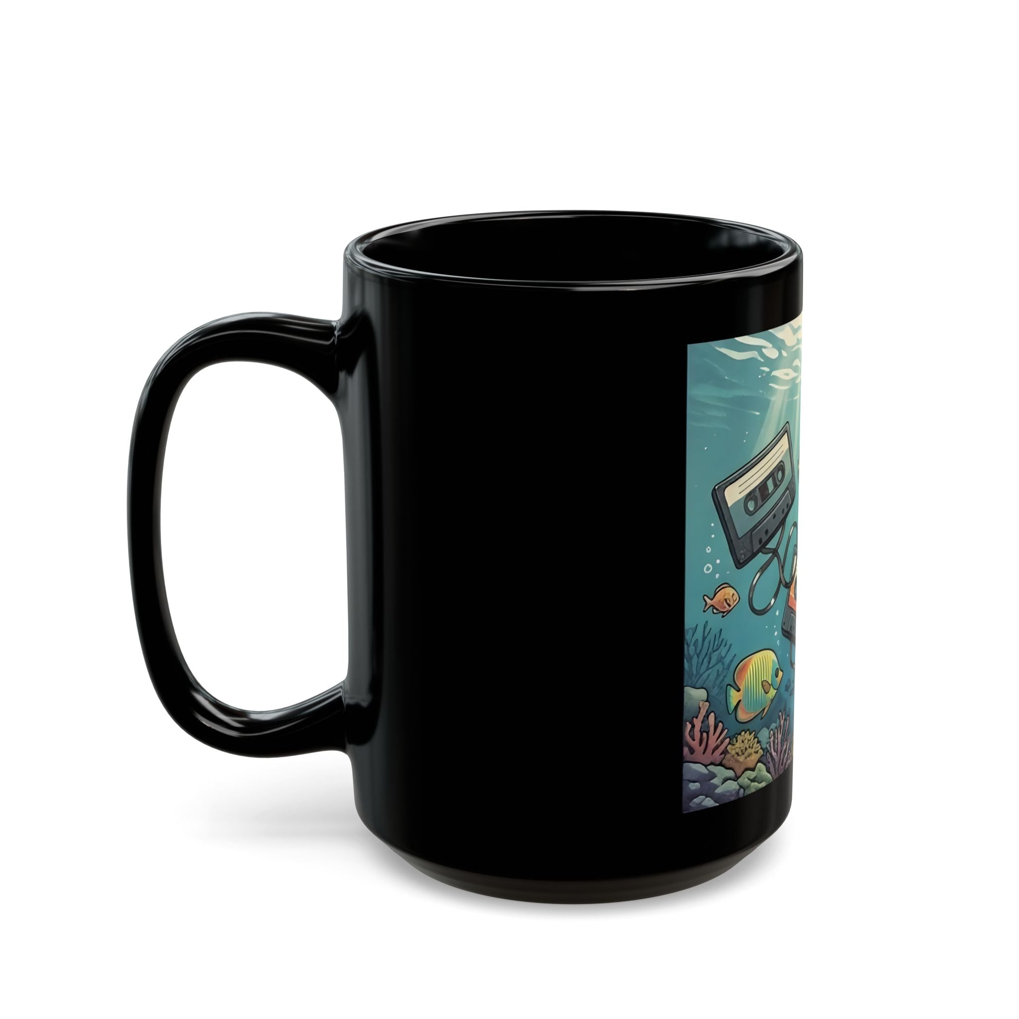 Underwater Cassette Tapes | 11/15 oz Mug