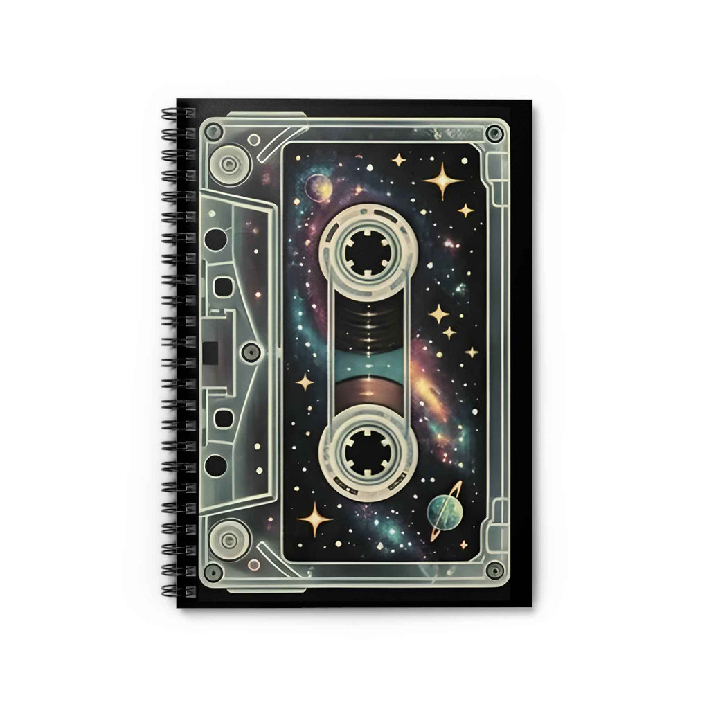 Galaxy Cassette | Spiral Bound Notebook