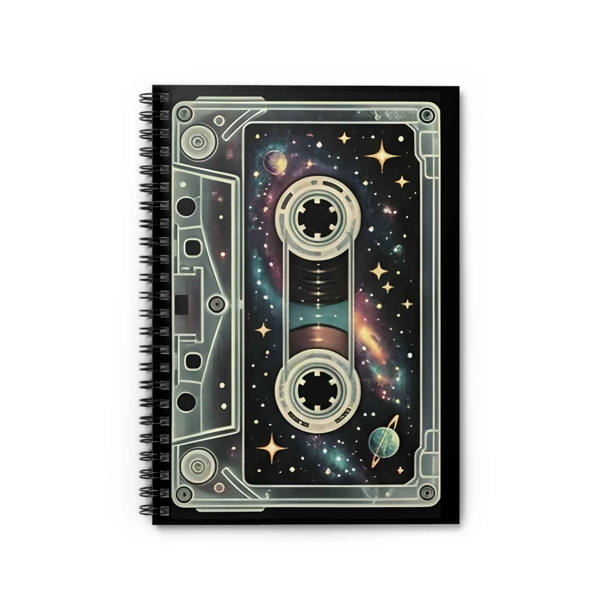 Galaxy Cassette | Spiral Bound Notebook