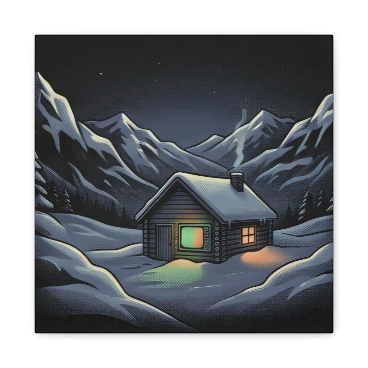 Static Cabin | Matte Canvas