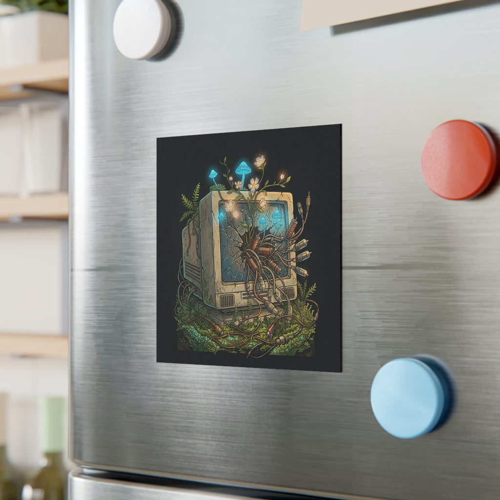 Filament Bloom | Square Fridge Magnet