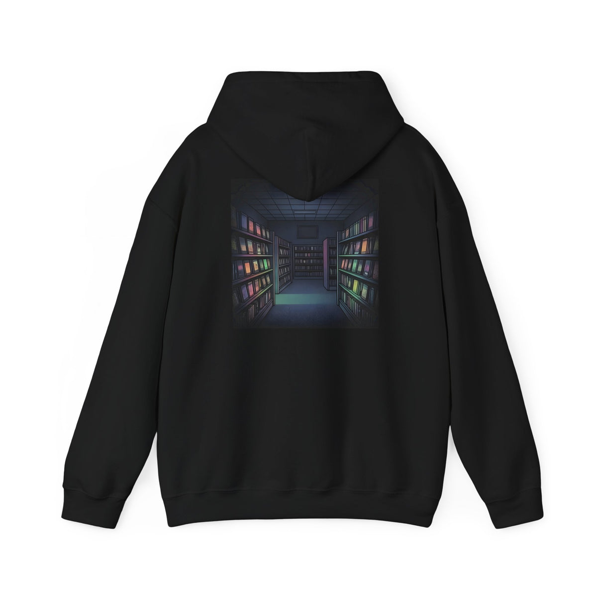 Video Rental Store | Print on Back Hoodie