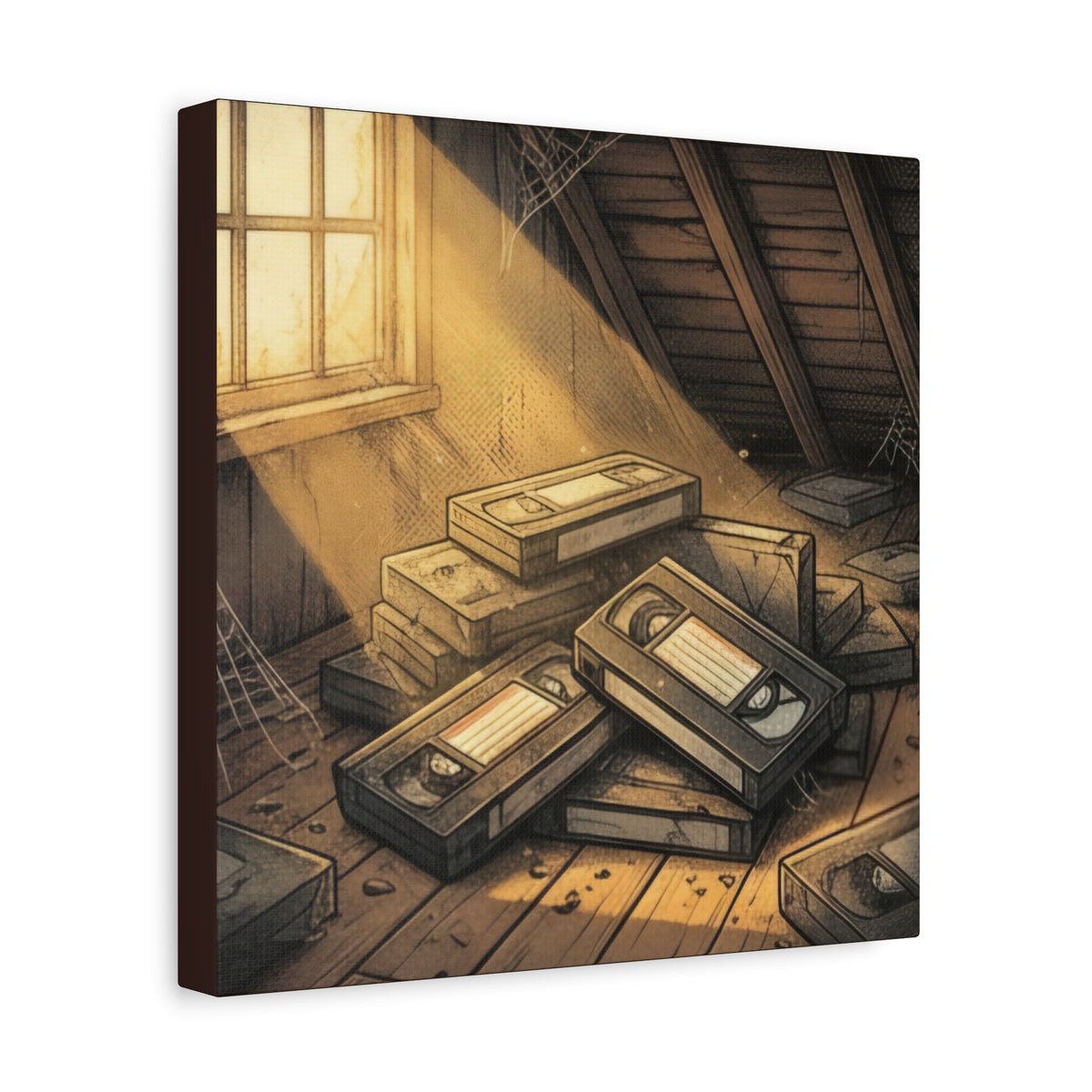 Attic Static | Matte Canvas