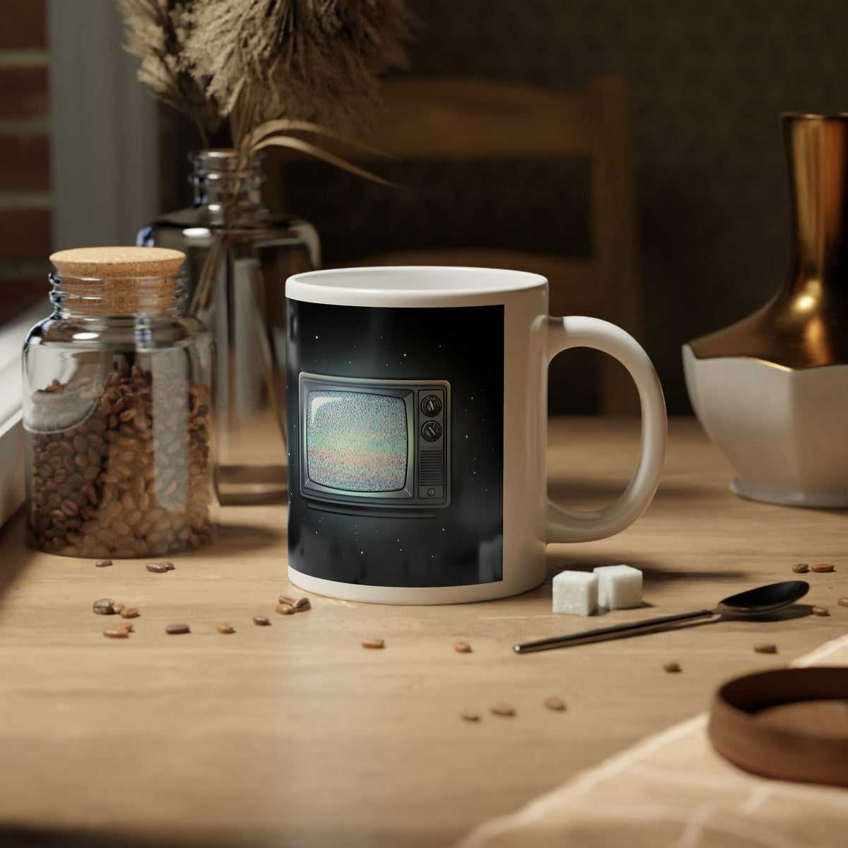 Deep Space Static | 20 oz Coffee Mug
