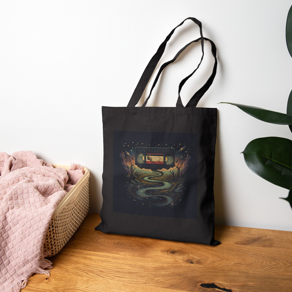Cosmic Rewind | Canvas Tote Bag