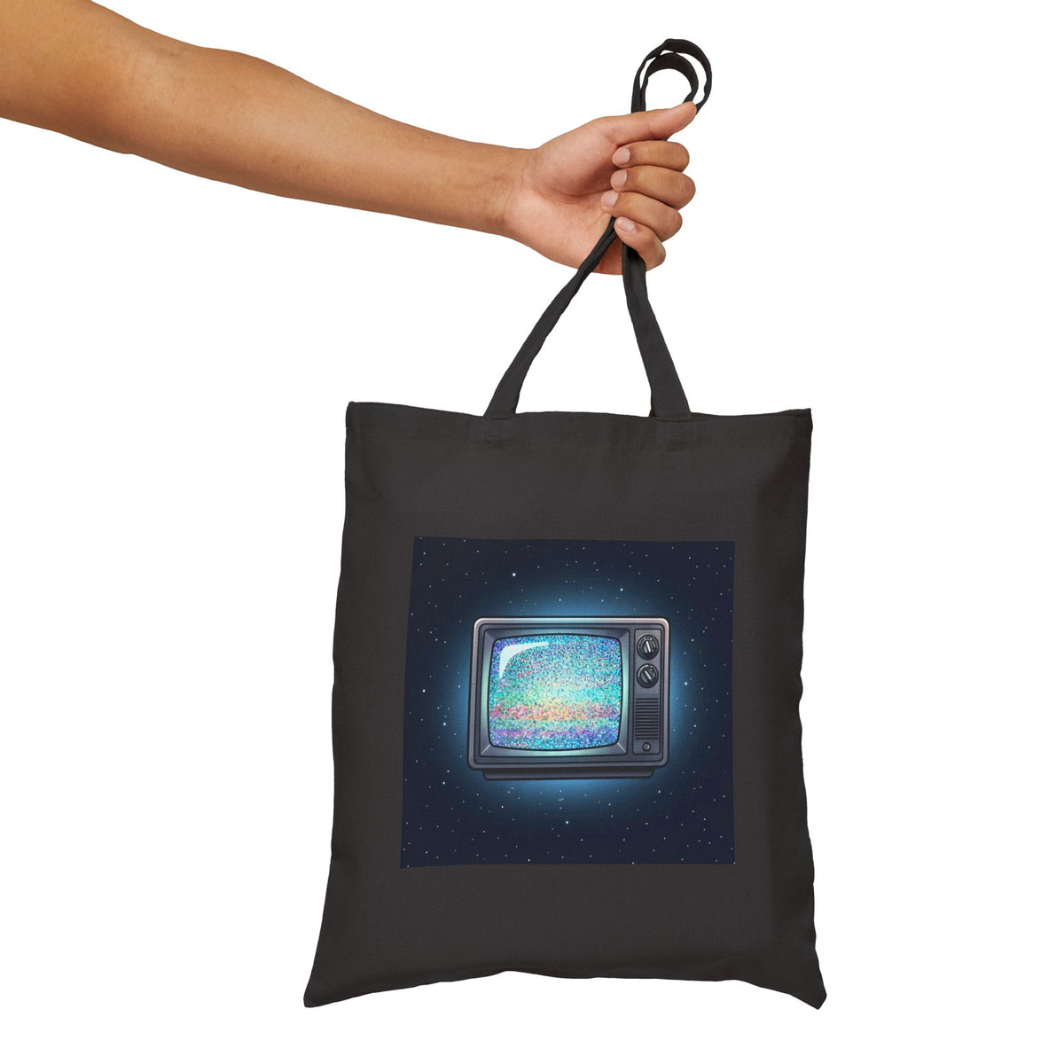 Deep Space Static | Canvas Tote Bag