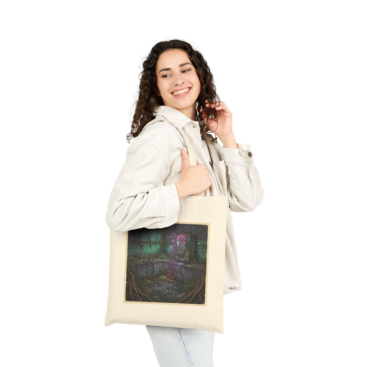Overgrown Vending Machine | Canvas Tote Bag