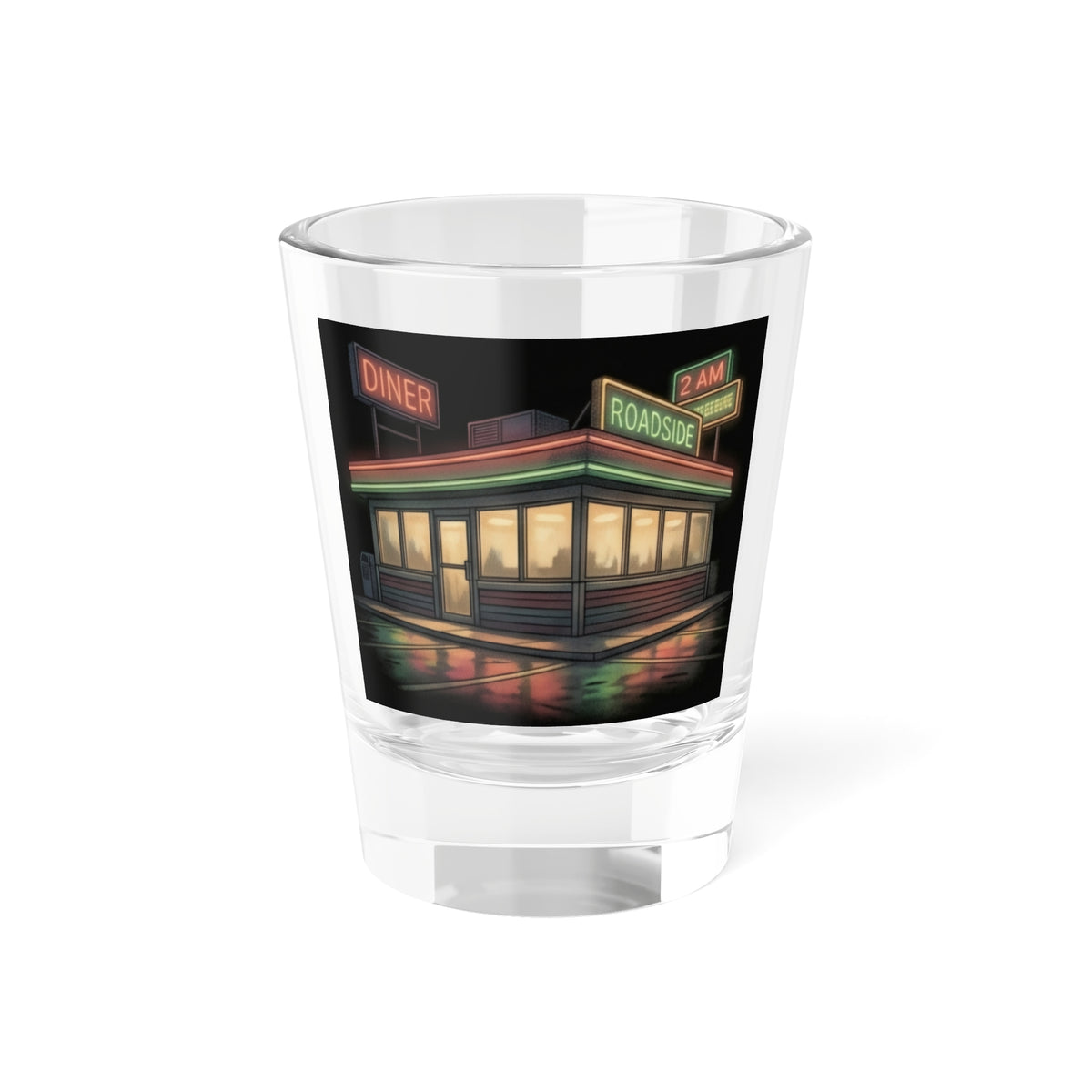 2 AM Roadside Diner | Shot Glass