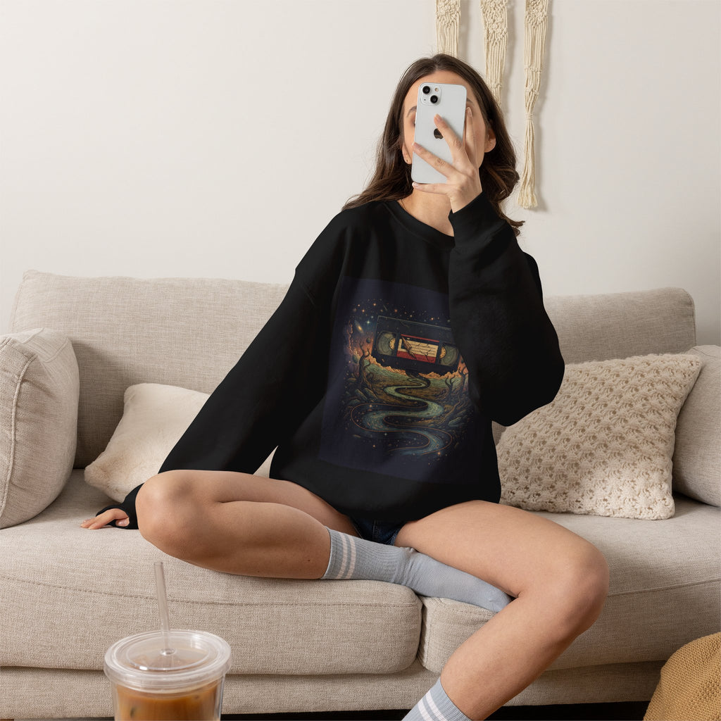 Cosmic Rewind | Crewneck Sweatshirt