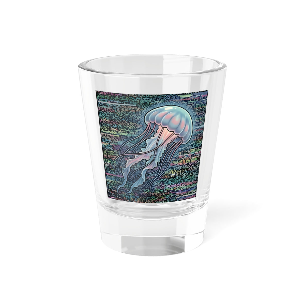Glitched Jellyfish | Shot Glass