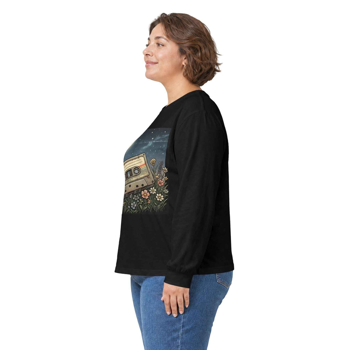 Cassette Moon | Long Sleeve Tee