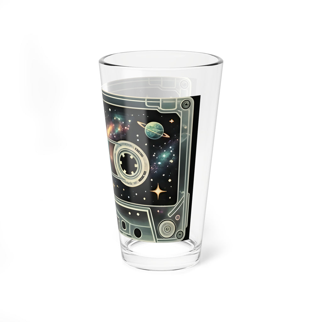 Galaxy Cassette Tape | 16 oz Glass