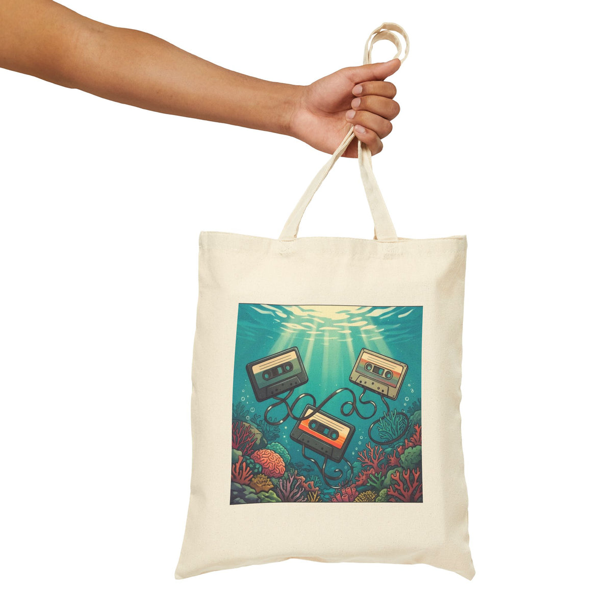 Oceanic Frequency | Canvas Tote Bag