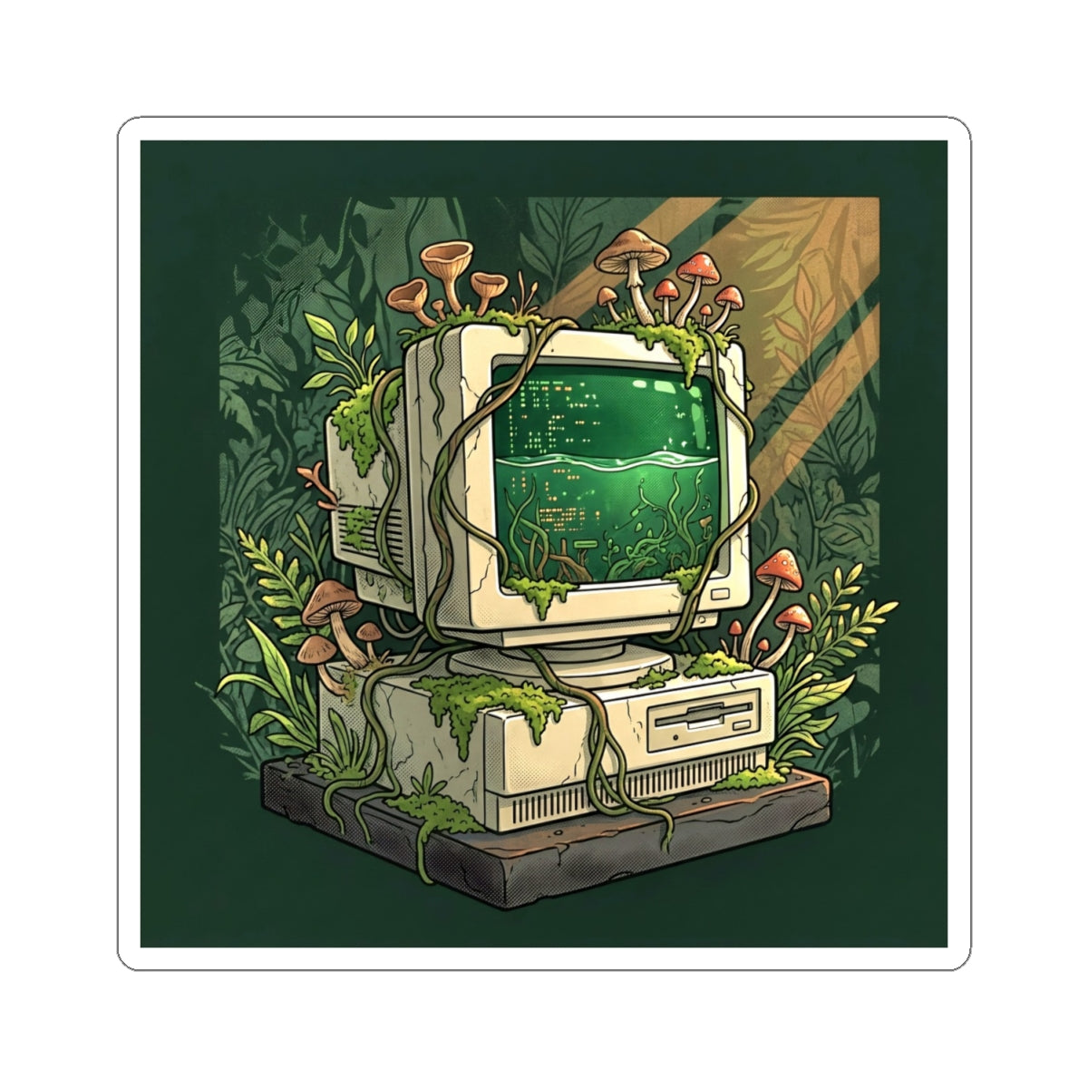 Digital Ecosystem | Kiss-Cut Sticker