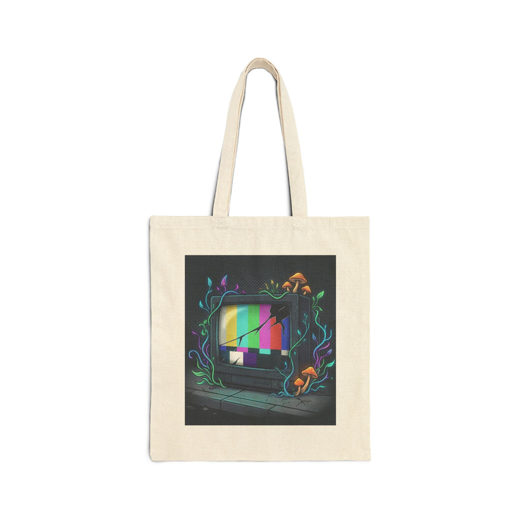 Overgrown Test Screen | Canvas Tote Bag