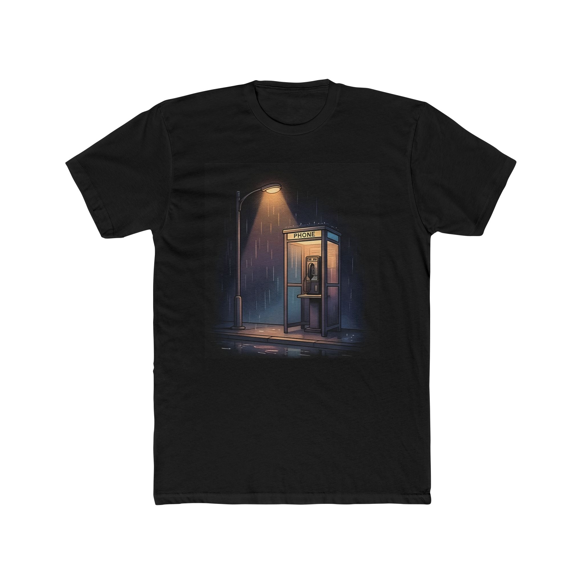 Rainy Night Phone Booth | Unisex T Shirt