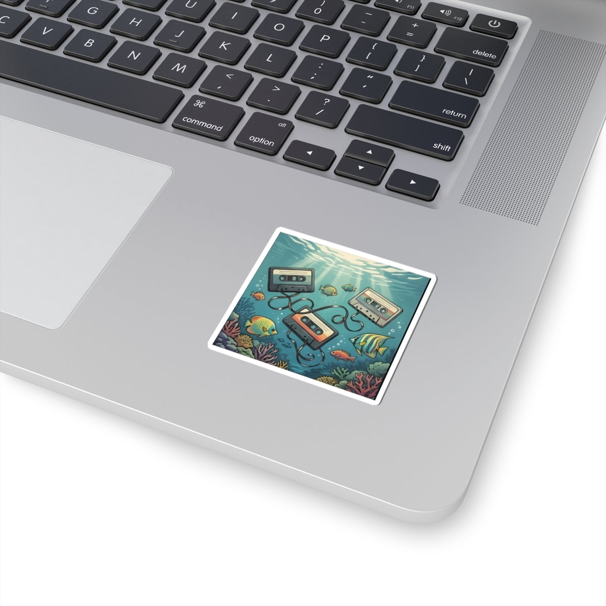 Underwater Cassette Tapes | Kiss-Cut Sticker