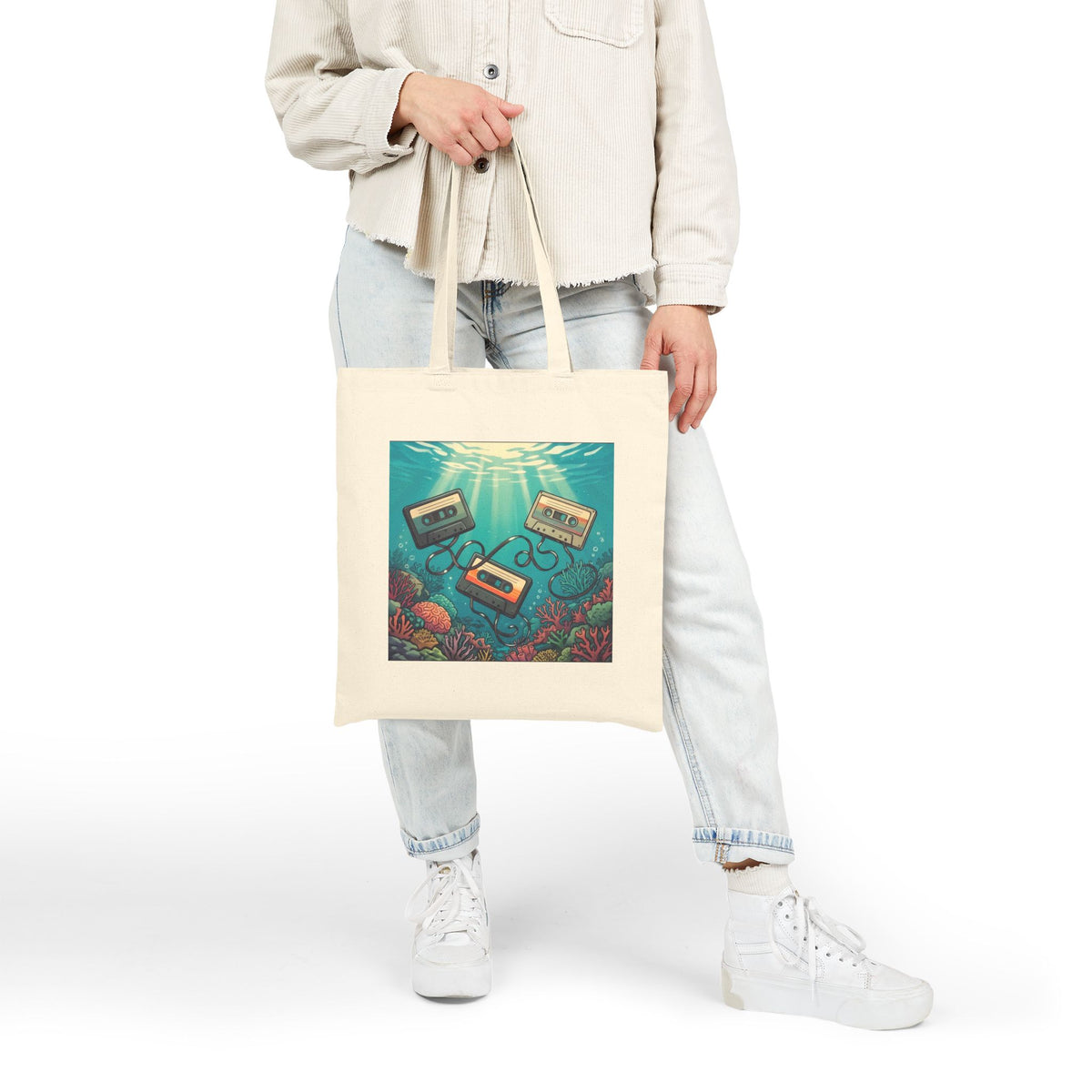 Oceanic Frequency | Canvas Tote Bag