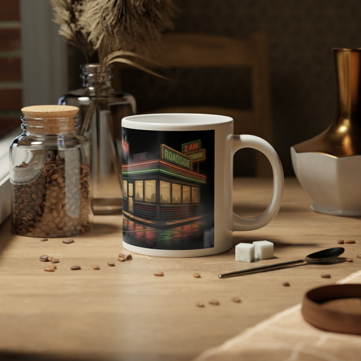 2 AM Roadside Diner | 20 oz Coffee Mug